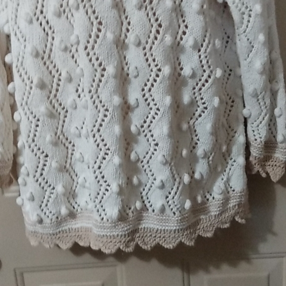 Vtg express tricot sweater - Picture 2 of 10
